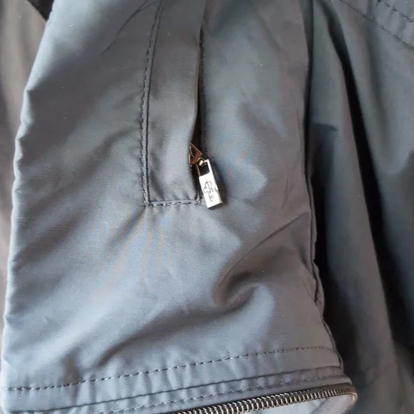 Sz L Cole Haan Hooded Trench - Picture 9 of 11